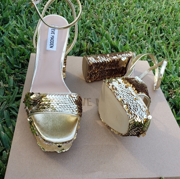 Steve Madden Sequin Heels - Picture 7 of 16